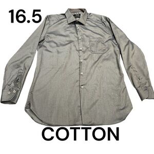 (16.5) SIMONS 🇨🇦 LE 31 Dress Shirt Contrast Collar and Cuff Size 16 1/2R